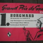 Original Plakat von 1961 - Grand Prix de Spa - Borgward